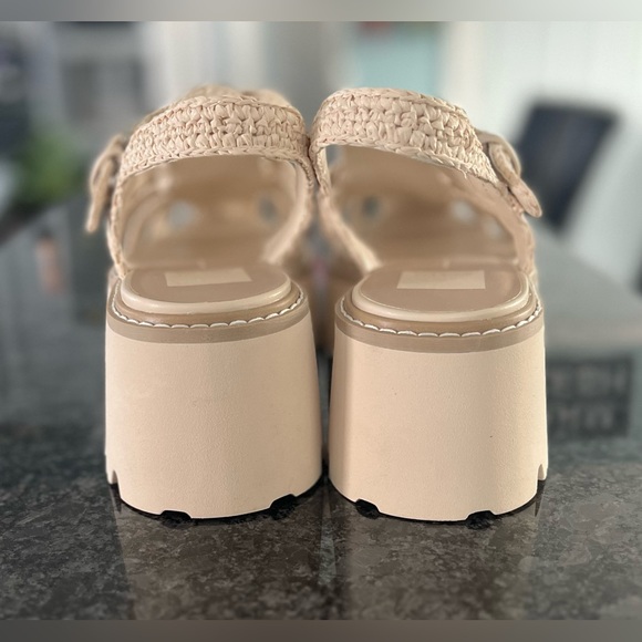 Dolce Vita Lasly Sandals Oatmeal Knit Women’s Size 9.5 Nwot - Picture 5 of 10